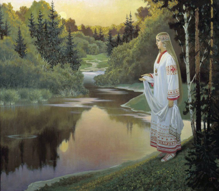 Реченька моя, солнцем греется