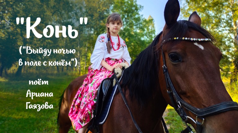 КОНЬ ("...Выйду ночью в поле с конём...")