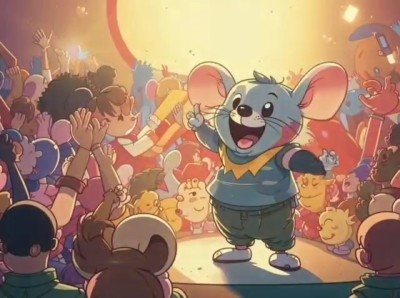 Весёлая мышка