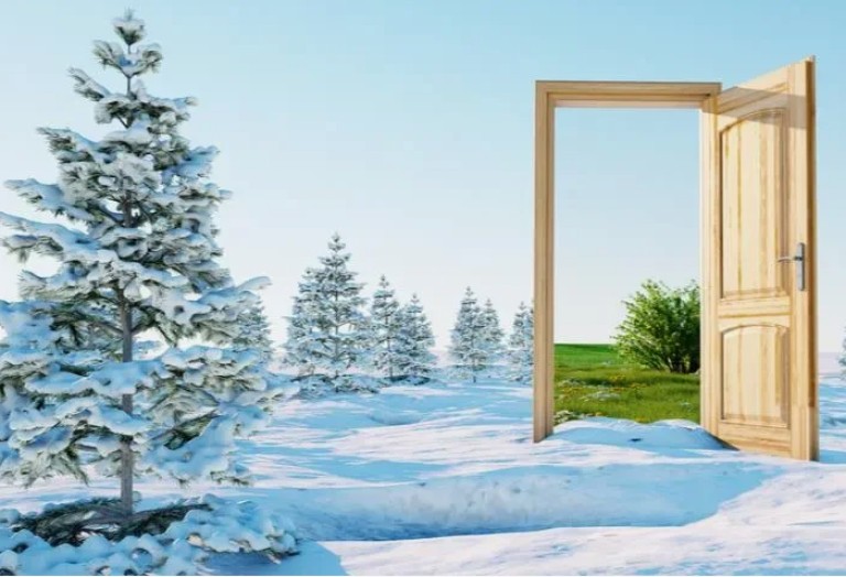 Новогодняя песня "Дверца в зиму"