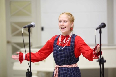 Ульяна Мусатова 13 лет солистка фольклорного ансамбля Русские Потешки г Электросталь