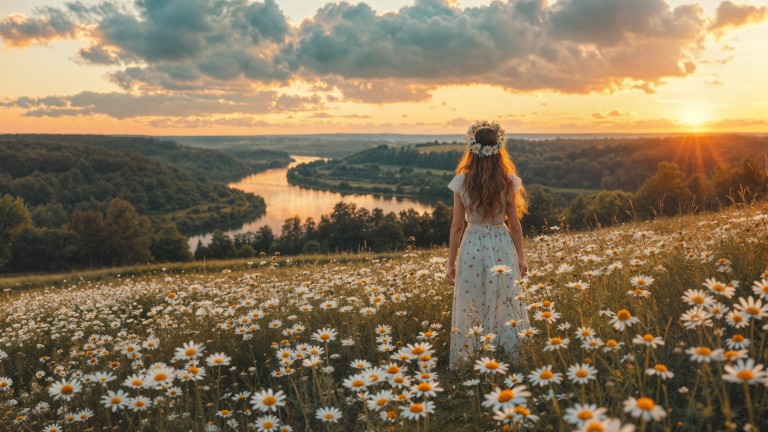 Ромашковый венок