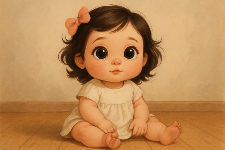 Ты расти, любимая дочурка!