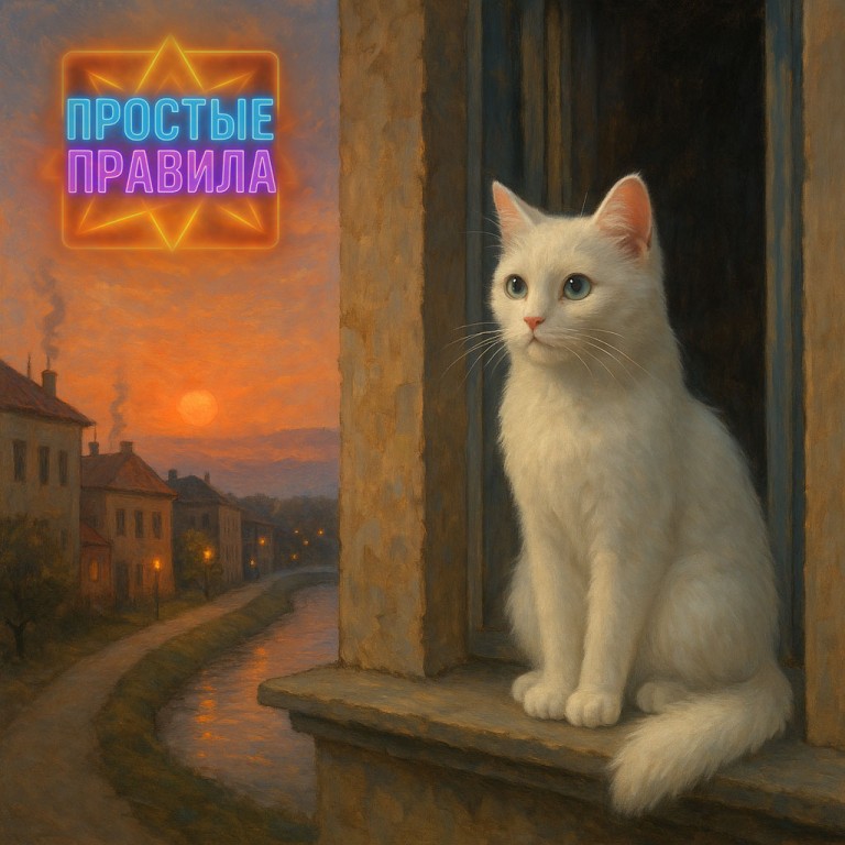 Белая кошка
