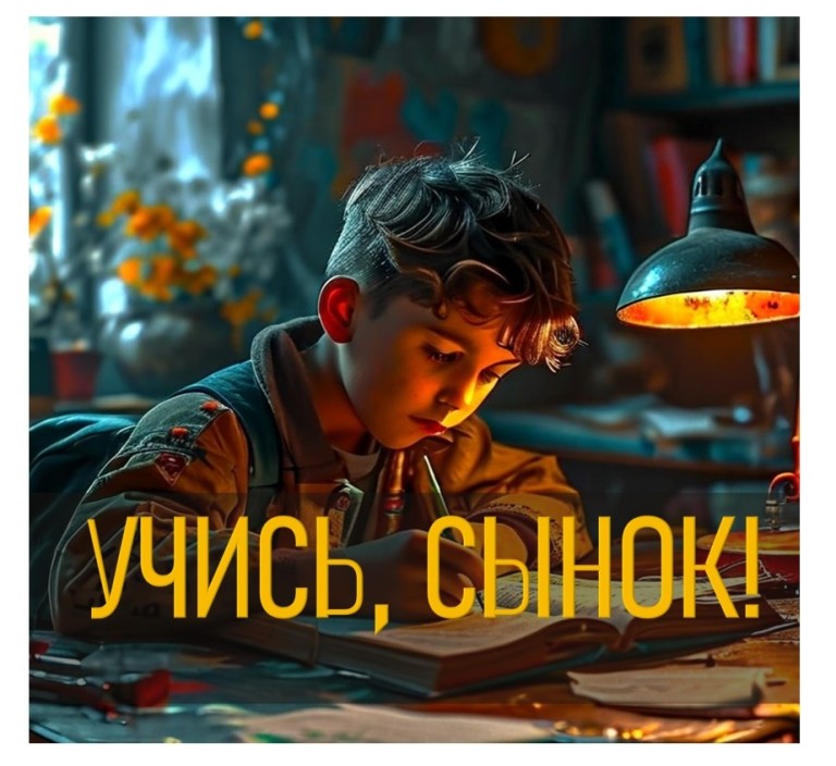 Учись, сынок!