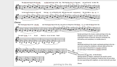 Как ракета смотрит в небо