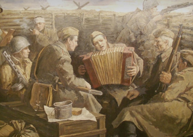 «В землянке» сл.А.Сурков.,муз.К.Листов