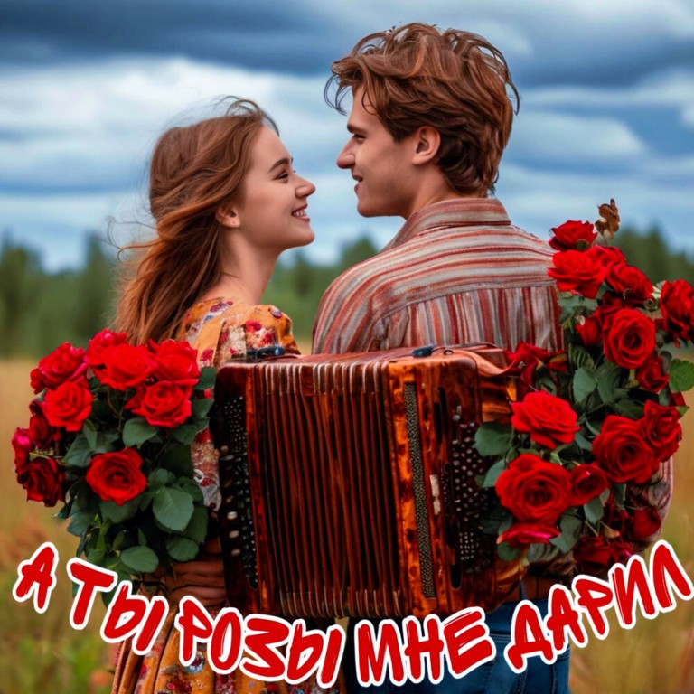 А ты розы мне дарил