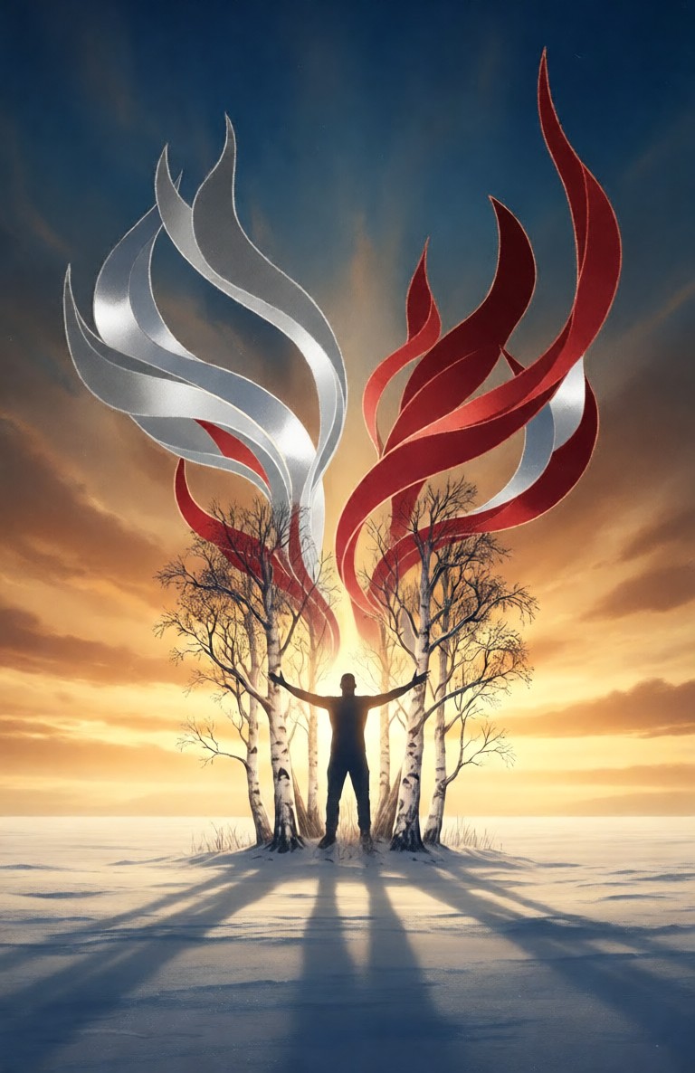 Над полями алые зорьки, рассвет