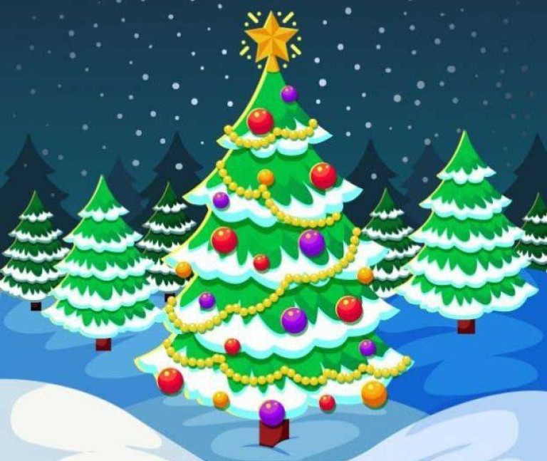 Нарядили елку