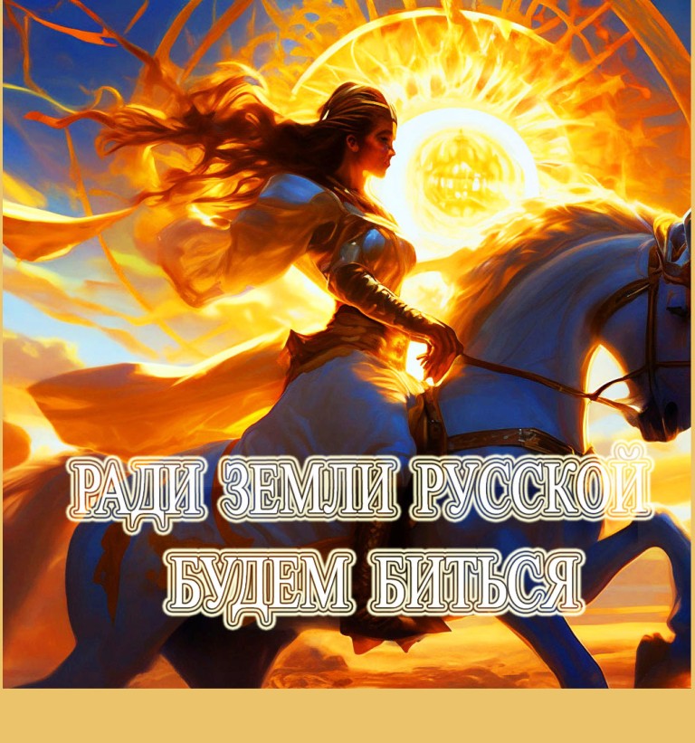 РАДИ ЗЕМЛИ РУССКОЙ БУДЕМ БИТЬСЯ