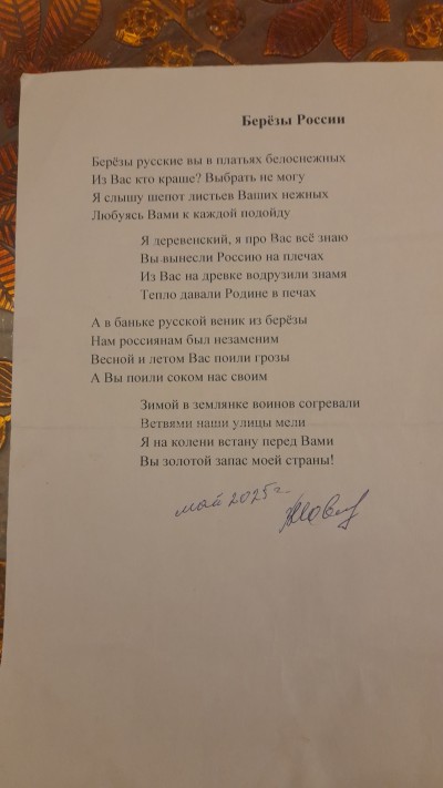 Березы русские