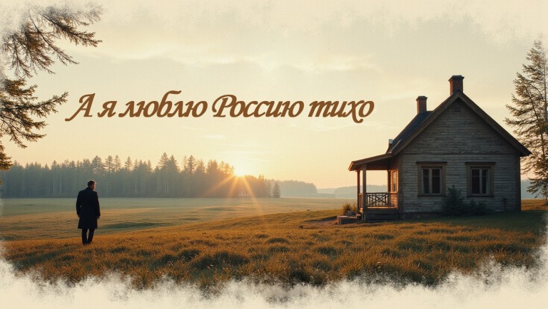 А я люблю Россию тихо