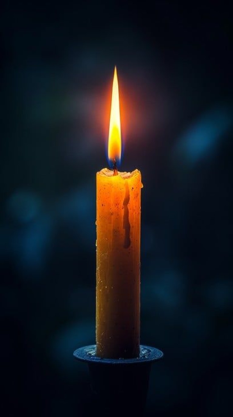 Горит свеча