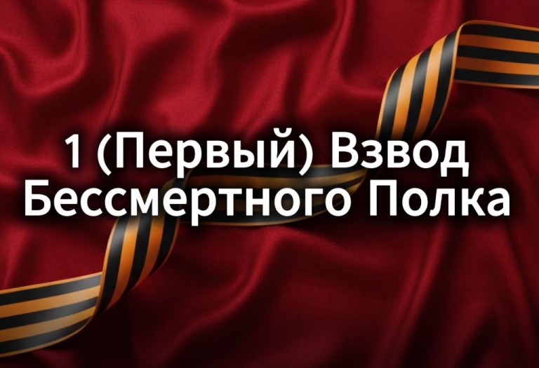 1 (Первый) Взвод Бессмертного Полка (СССР-РОССИЯ)