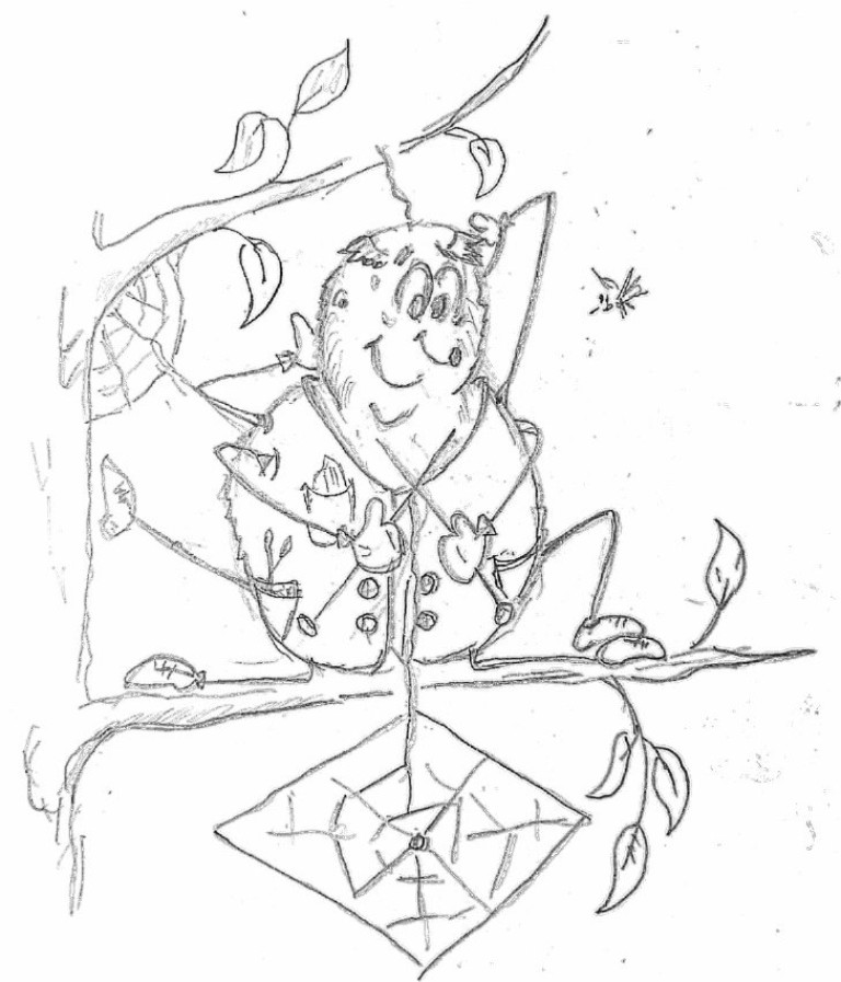 Паучок. Место с толком выбирать!